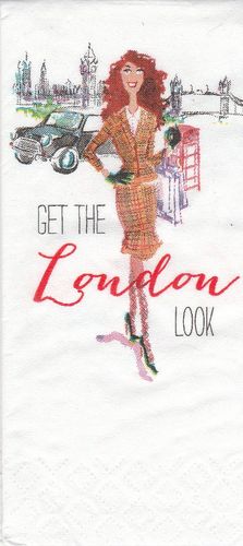 Taschentuch London City Girl