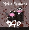 Serviette Muh´s Brothers ! Kühe Comic