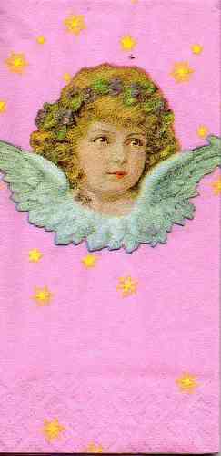 Taschentuch Vintage Angel rose