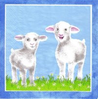 Serviette 2 Lambs