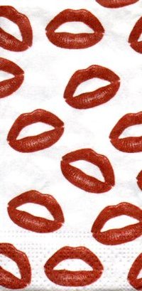 Taschentuch Lippen