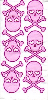 Taschentuch Pink Skull