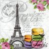 Serviette Macarons de Paris