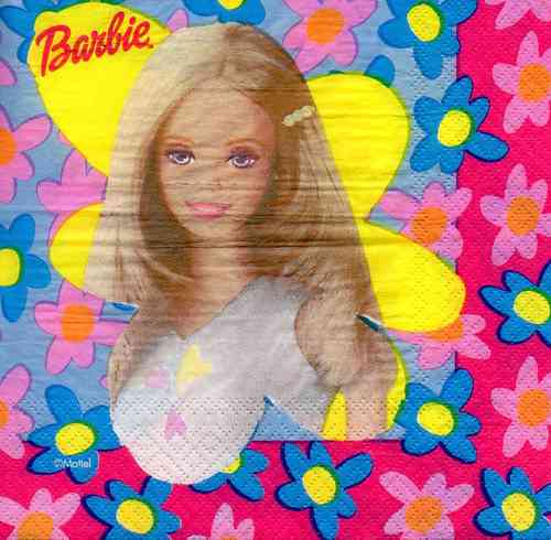 Serviette Barbie Pop Art