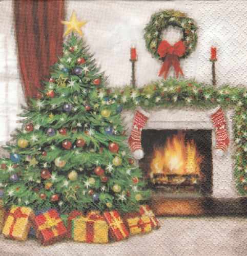 Serviette Christmas Interior